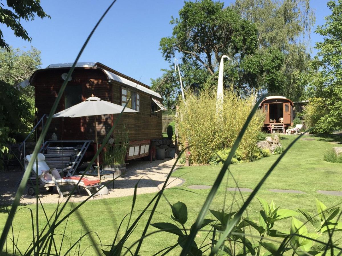 Ferienwohnung Familienurlaub Im Zirkuswagen Hümmel Exterior foto